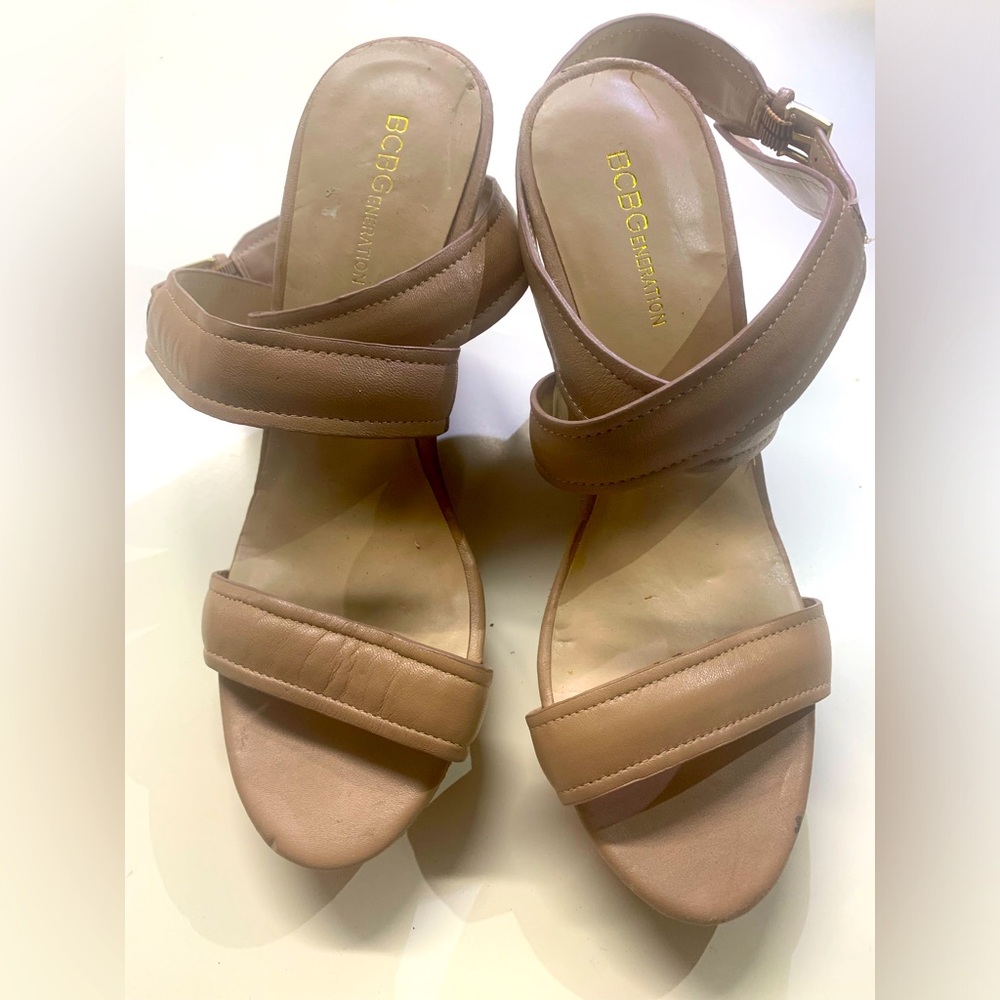 BCBG High Heel Platform Sandals